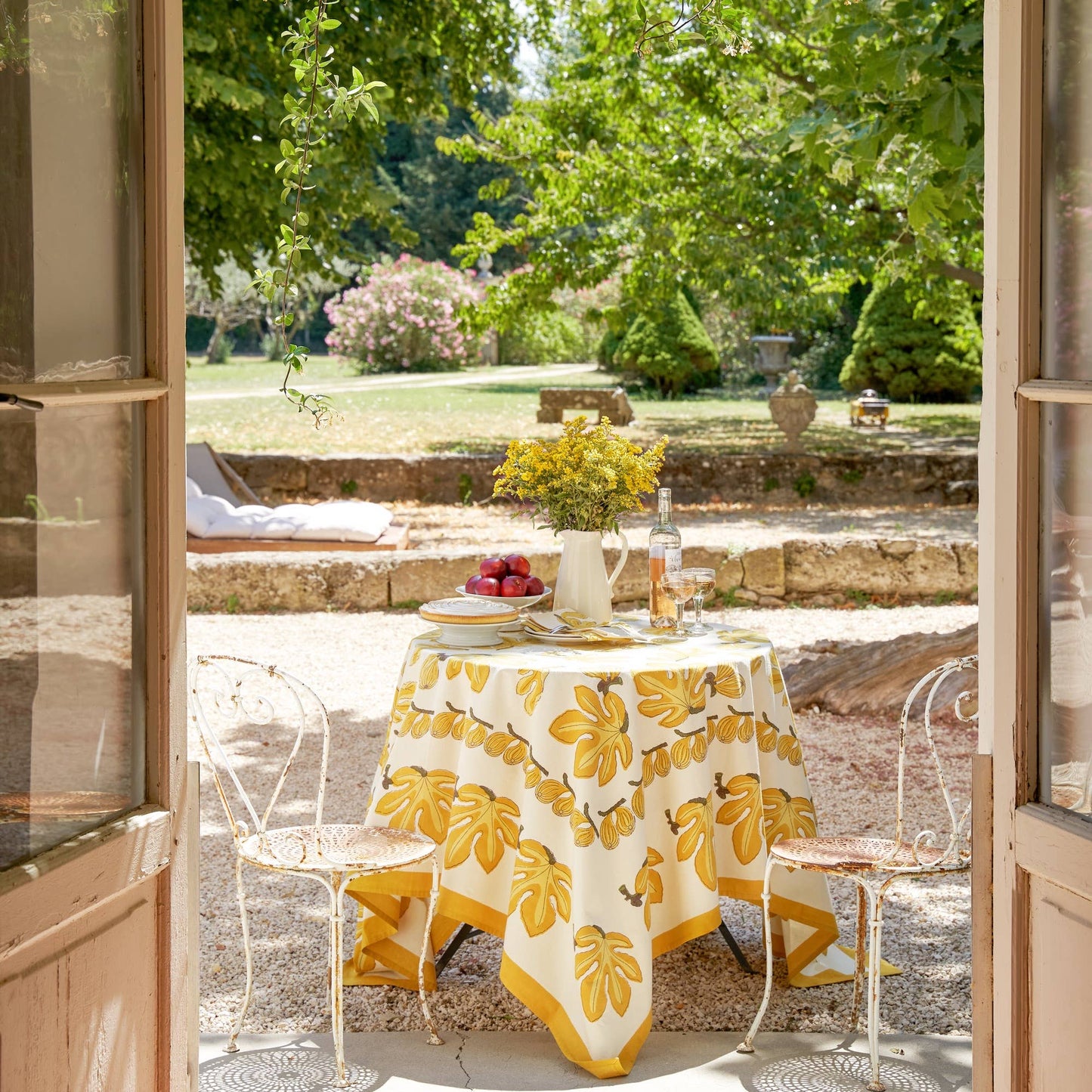 Fig Citrine Tablecloth: 71" x 142"