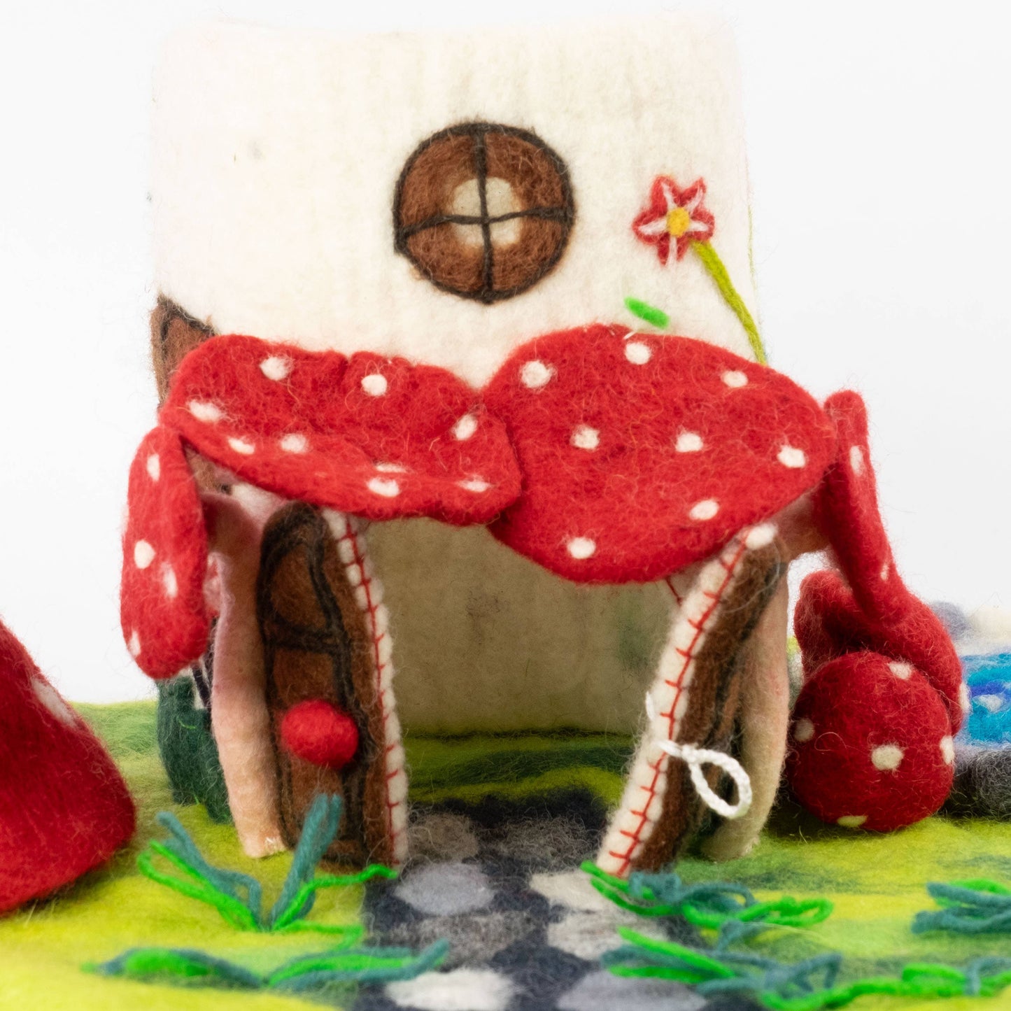 Finger Puppets - Felt Magic Mushroom House