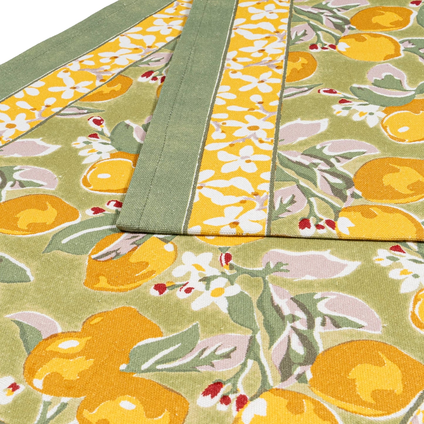 Citron Vert & Yellow Runner : 16" x 90"