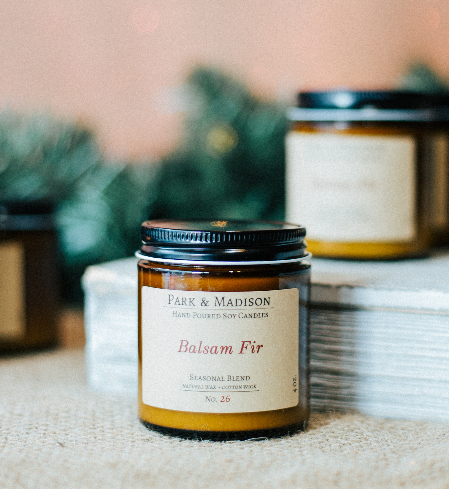 Balsam Fir Soy Candle: 8 oz.