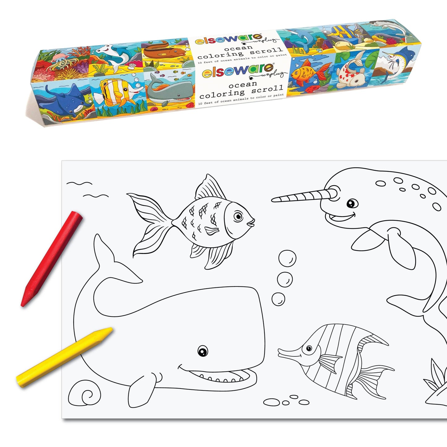 Coloring Scrolls - Ocean - case
