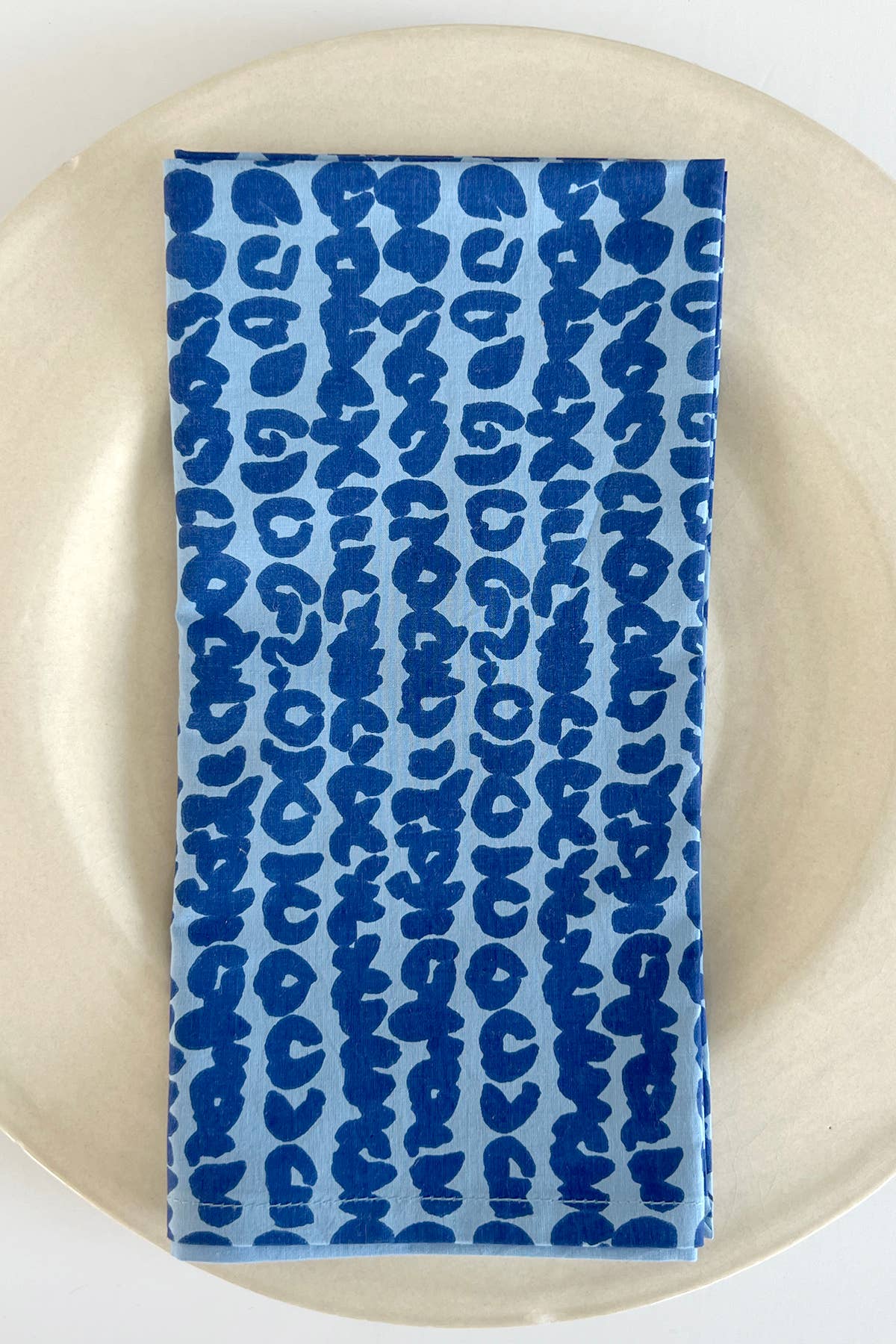 Napkins (Set of 4): Small Totem Brown/Citron