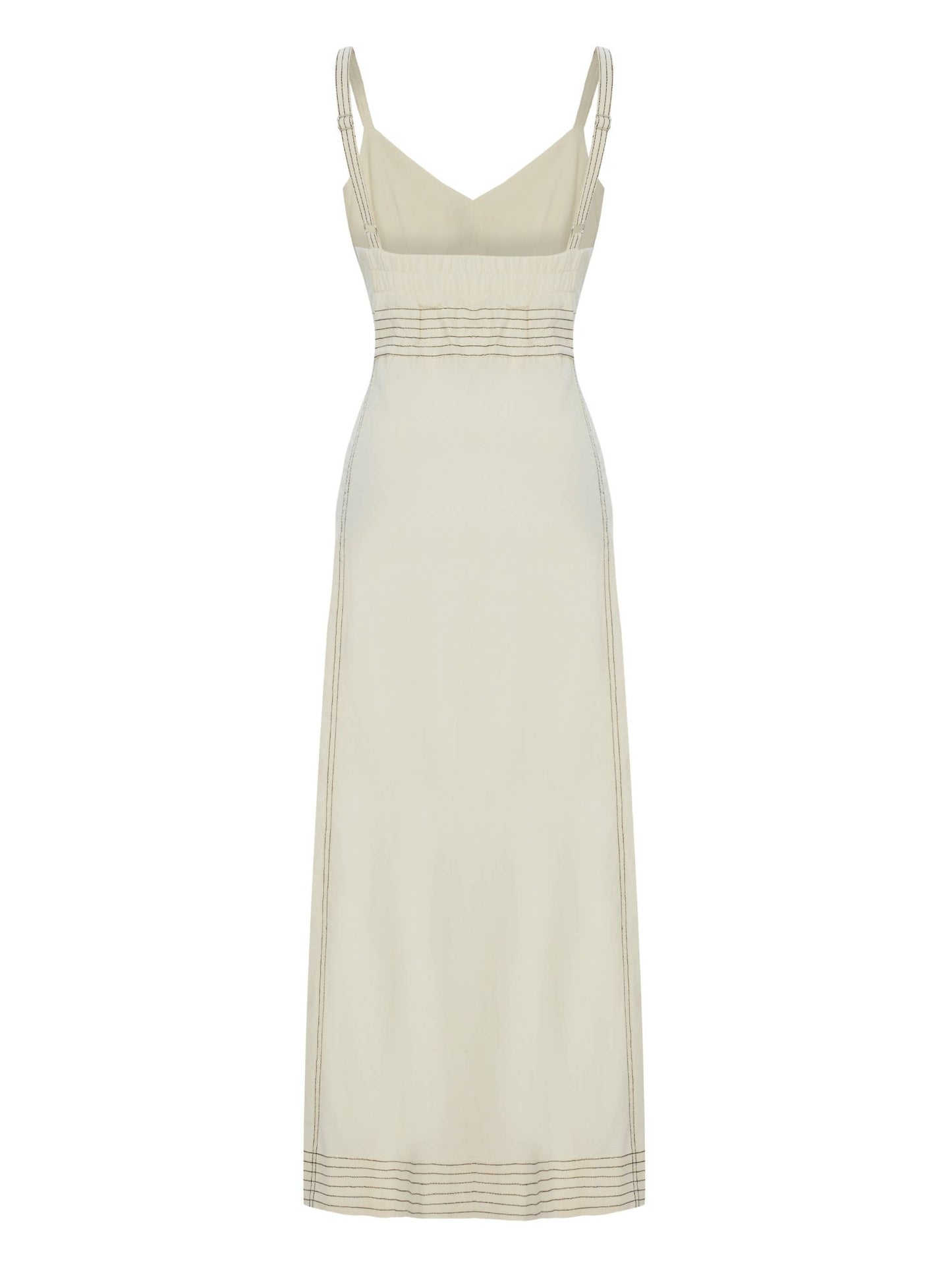 Eva Maxi Dress - Natural: Natural / Small/Medium