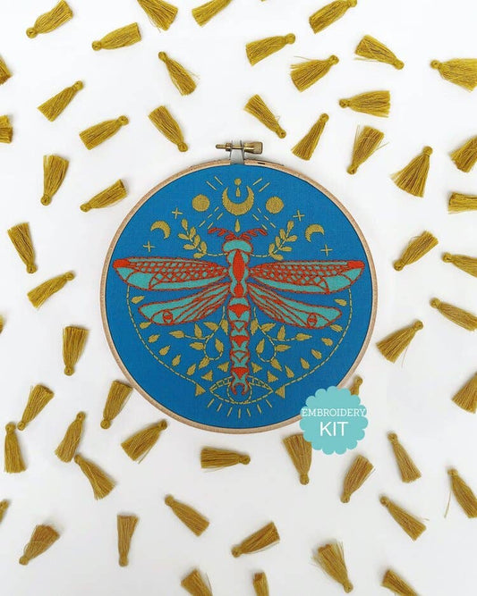 Mystic Dragonfly Embroidery Kit