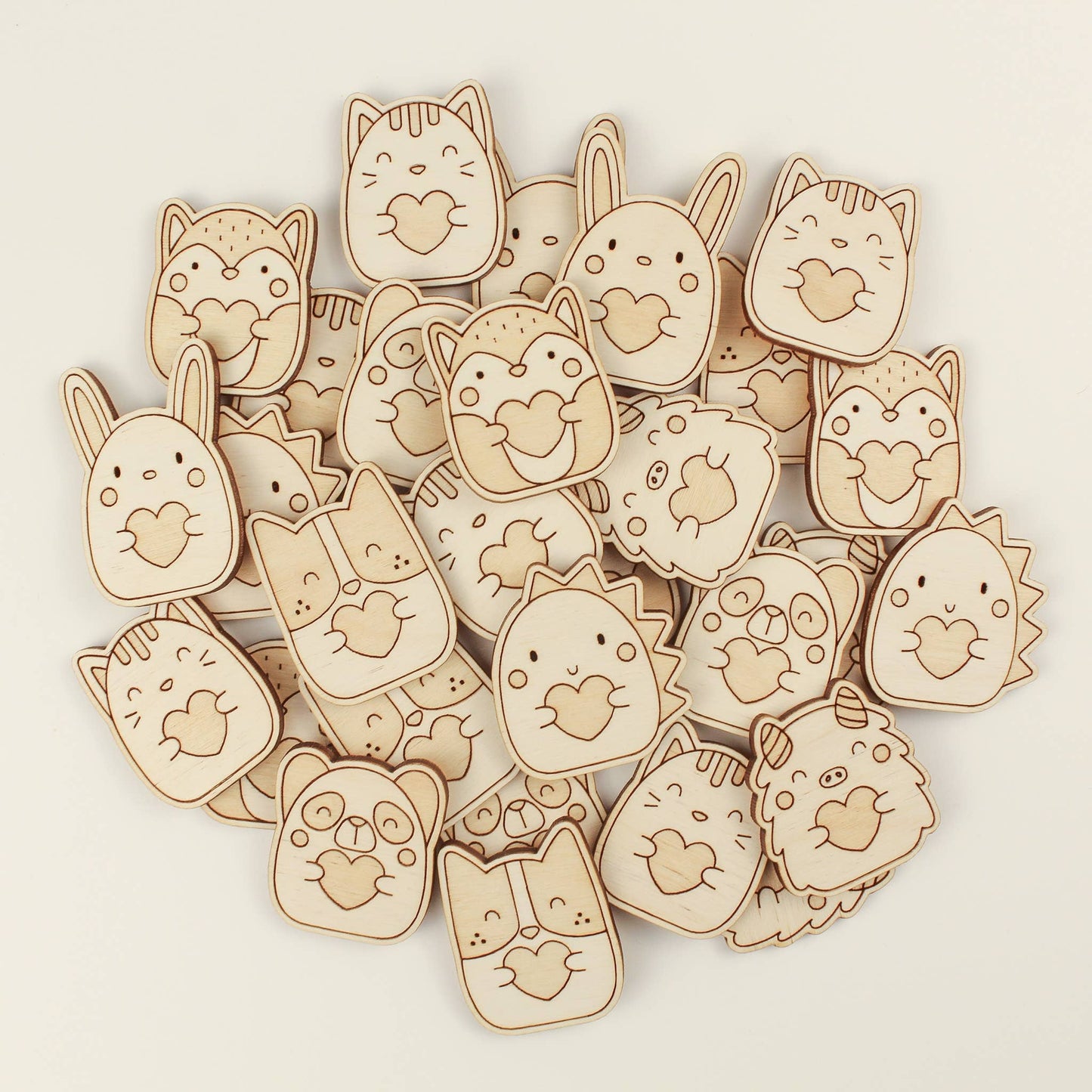 Wooden Pocket Hug, Rabbit. Thinking of You Gift