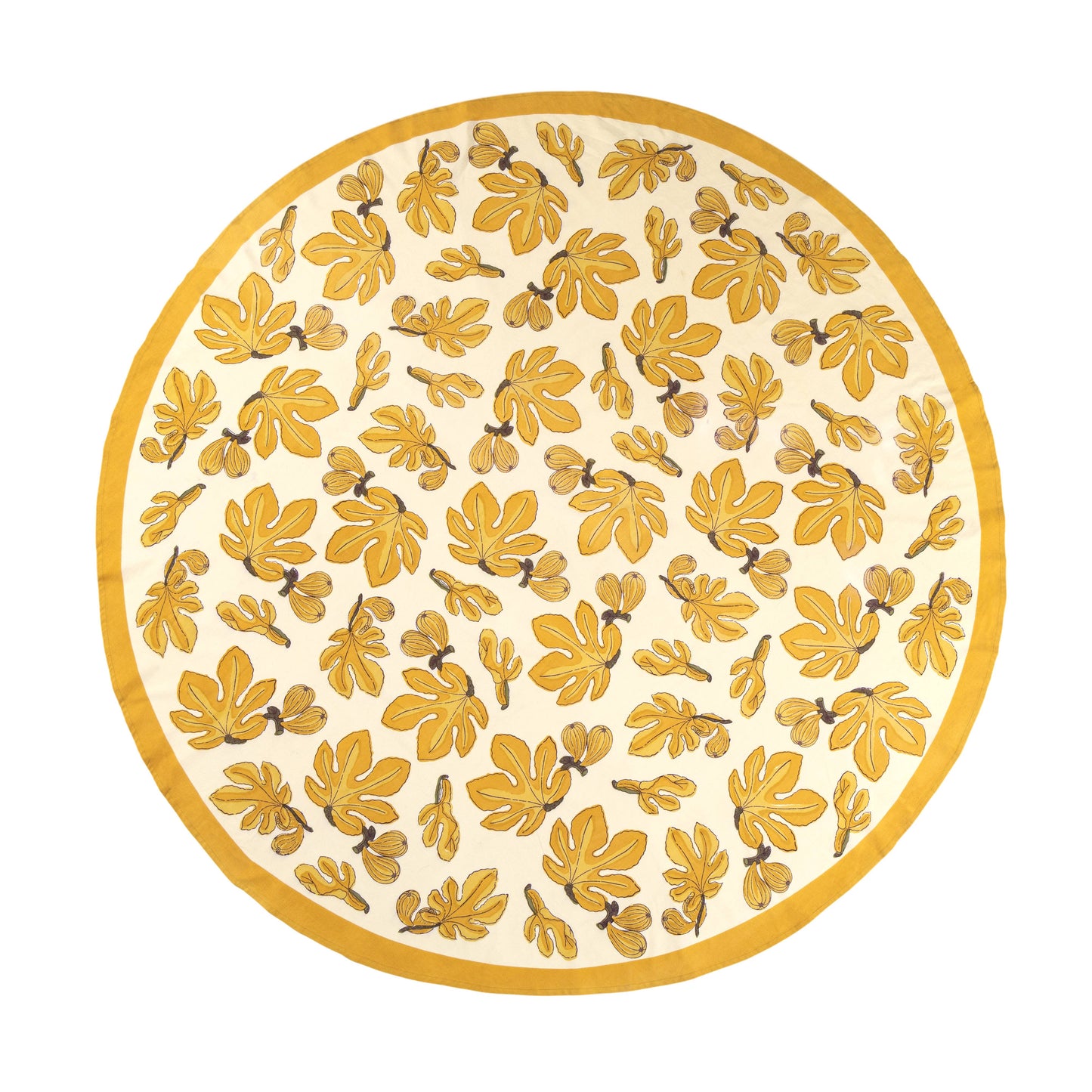 Fig Citrine Tablecloth: 71" x 142"