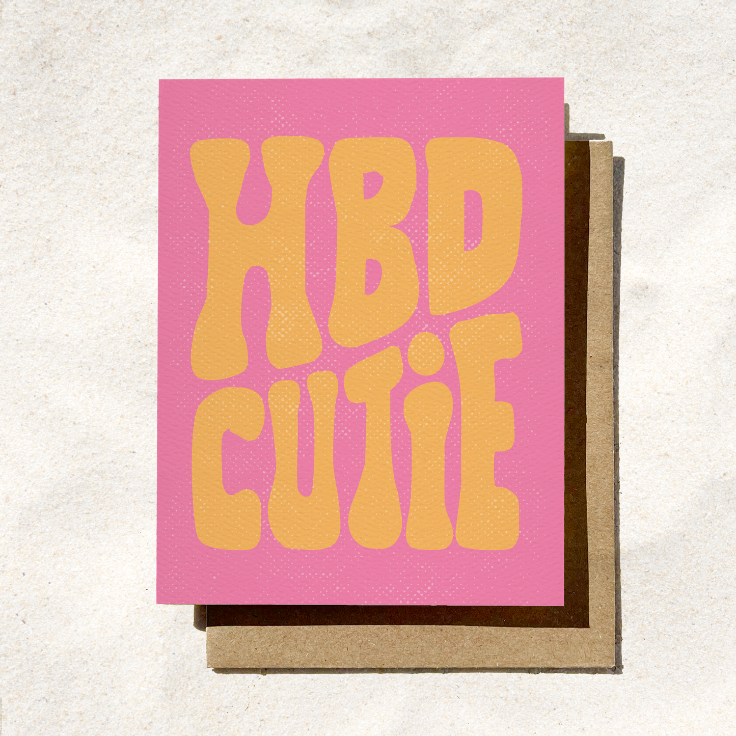 HBD Cutie Birthday Card | Pink Card | Cute Bday Card