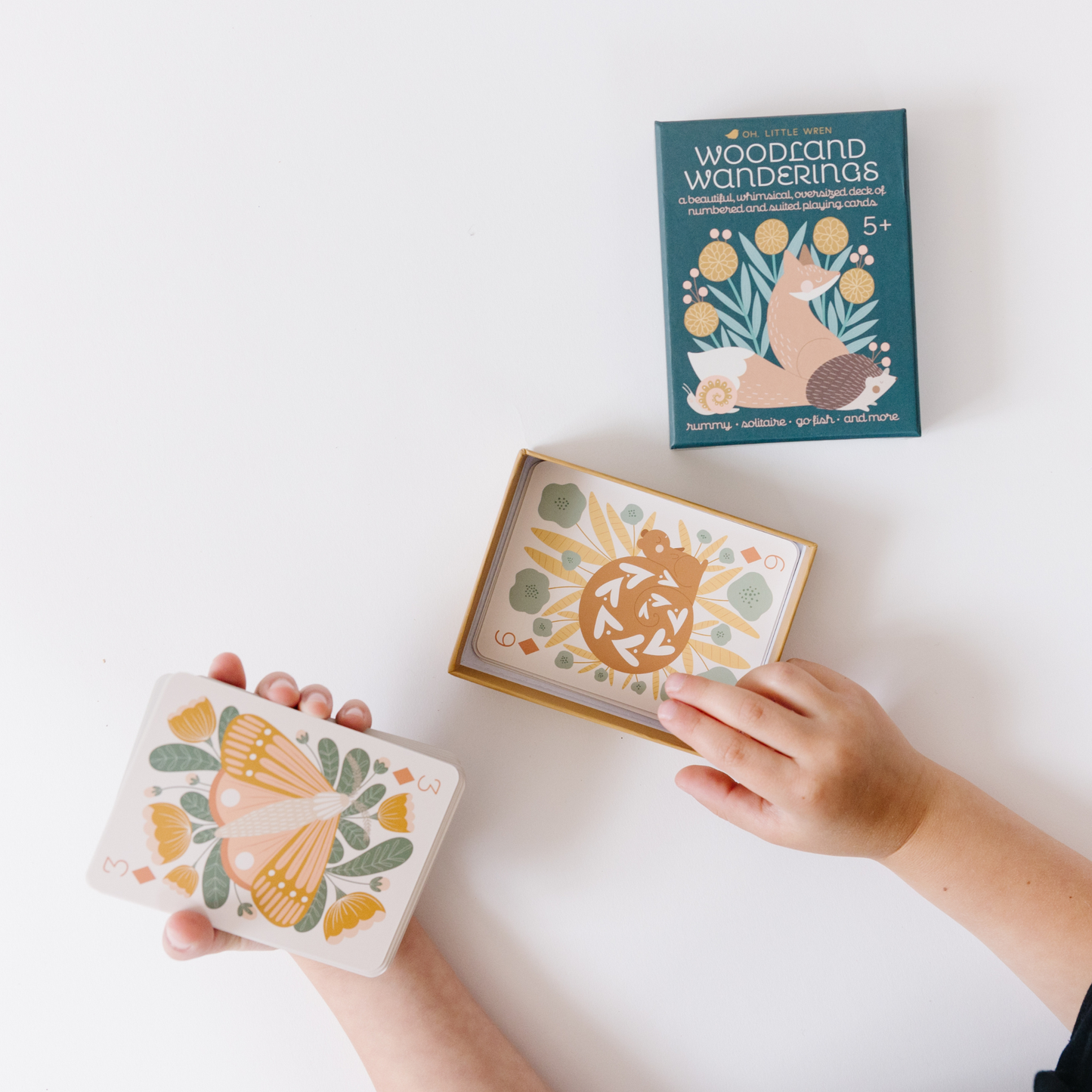 Woodland Animals Playing Cards Deck | Kids Stocking Stuffer