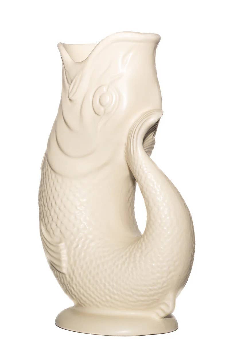 Matt Sand Gluggle Jug: Large
