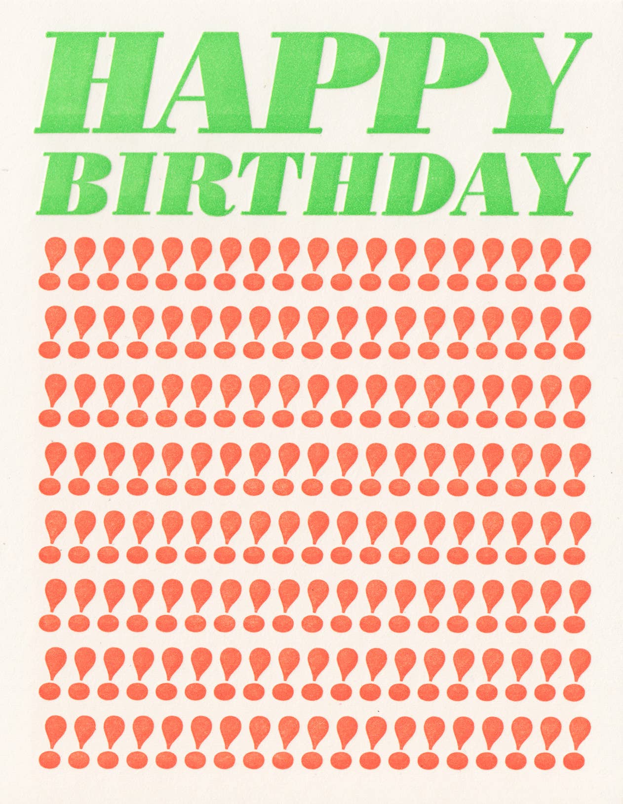Happy Birthday Exclamation