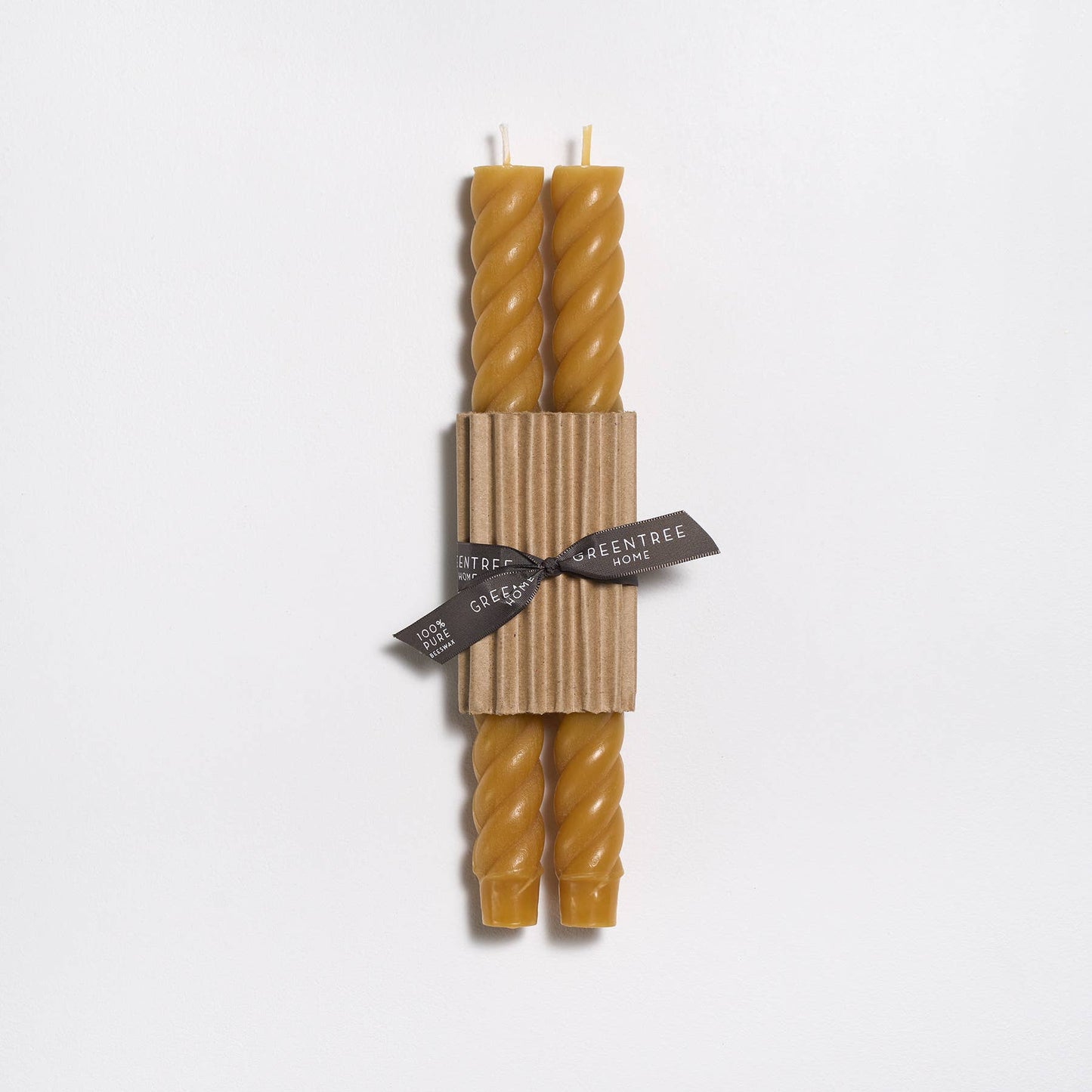 10" Rope Taper Candles: Terra-cotta