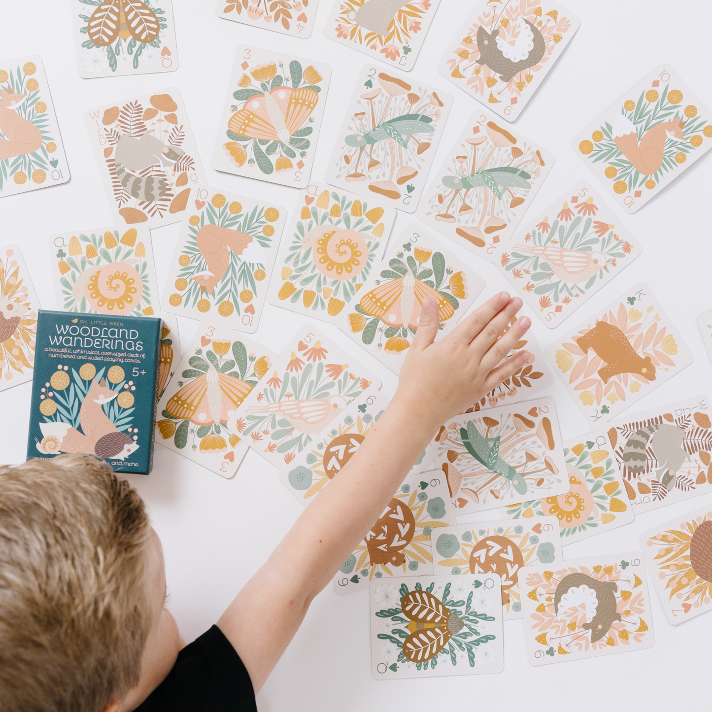 Woodland Animals Playing Cards Deck | Kids Stocking Stuffer