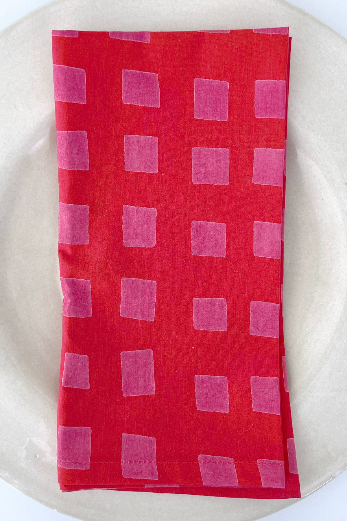 Napkins (Set of 4): Small Totem Brown/Citron