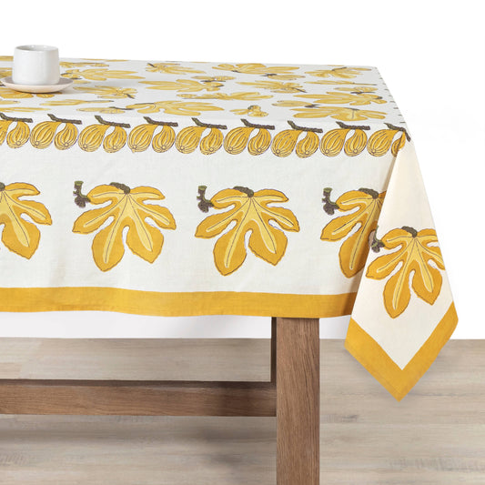 Fig Citrine Tablecloth: 71" x 142"