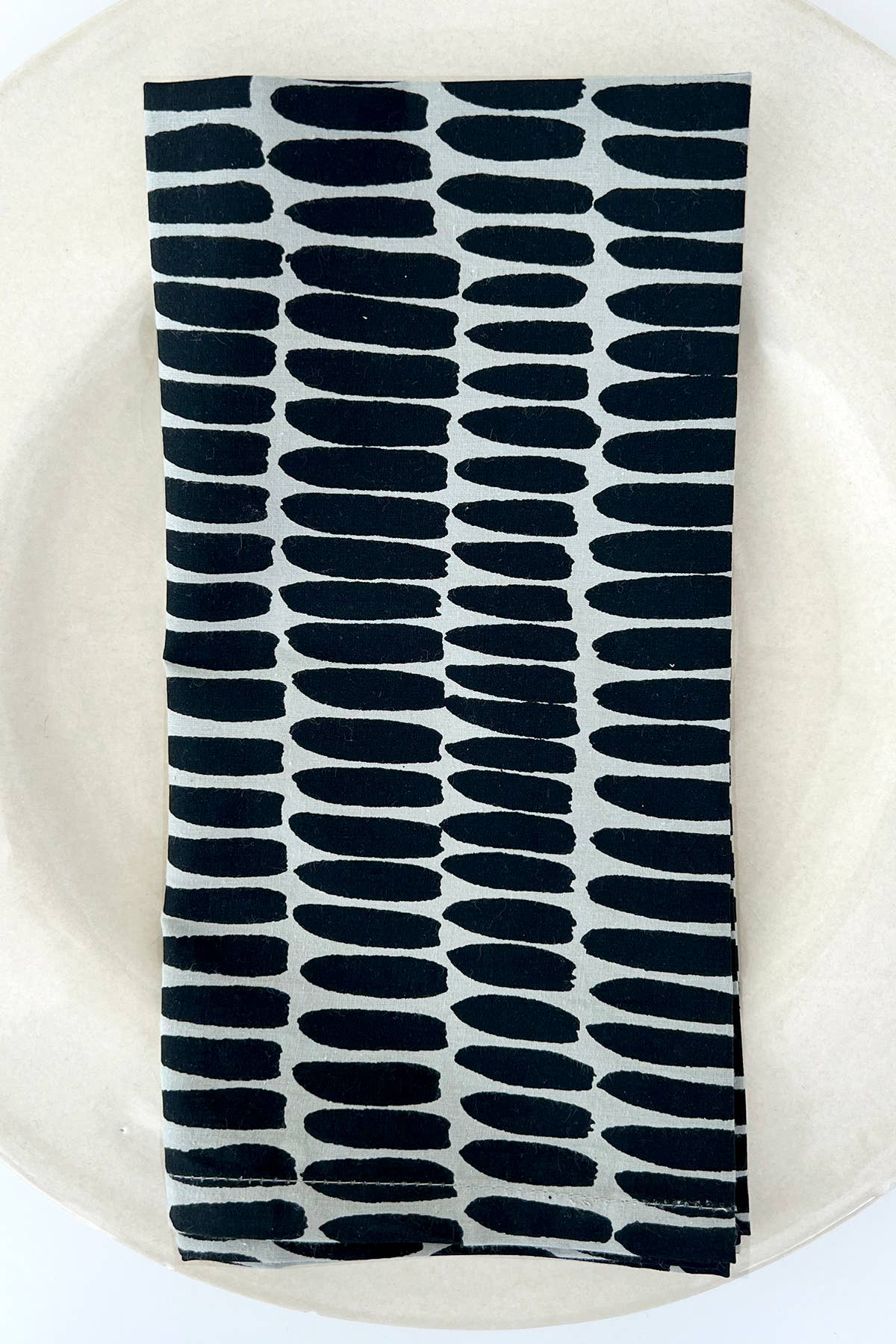 Napkins (Set of 4): Sonnet Black/Khaki