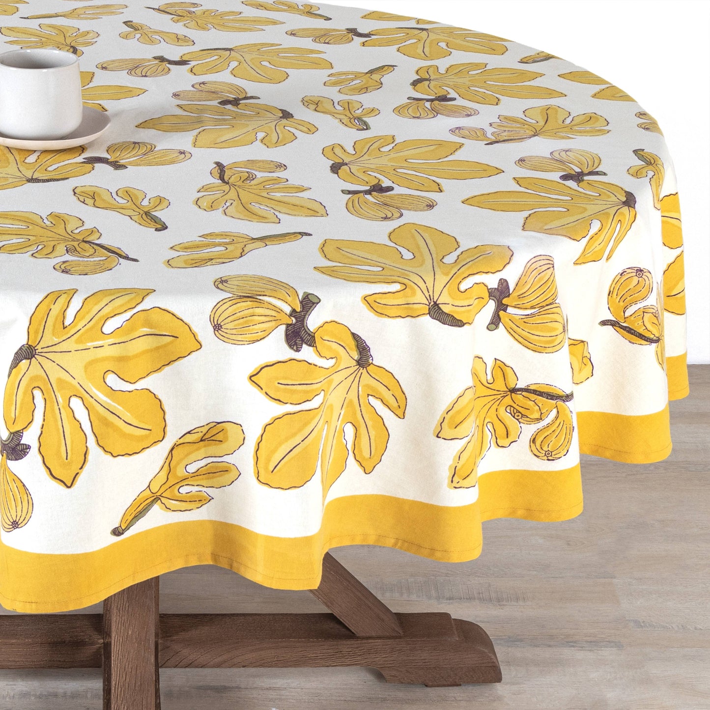 Fig Citrine Tablecloth: 71" x 142"