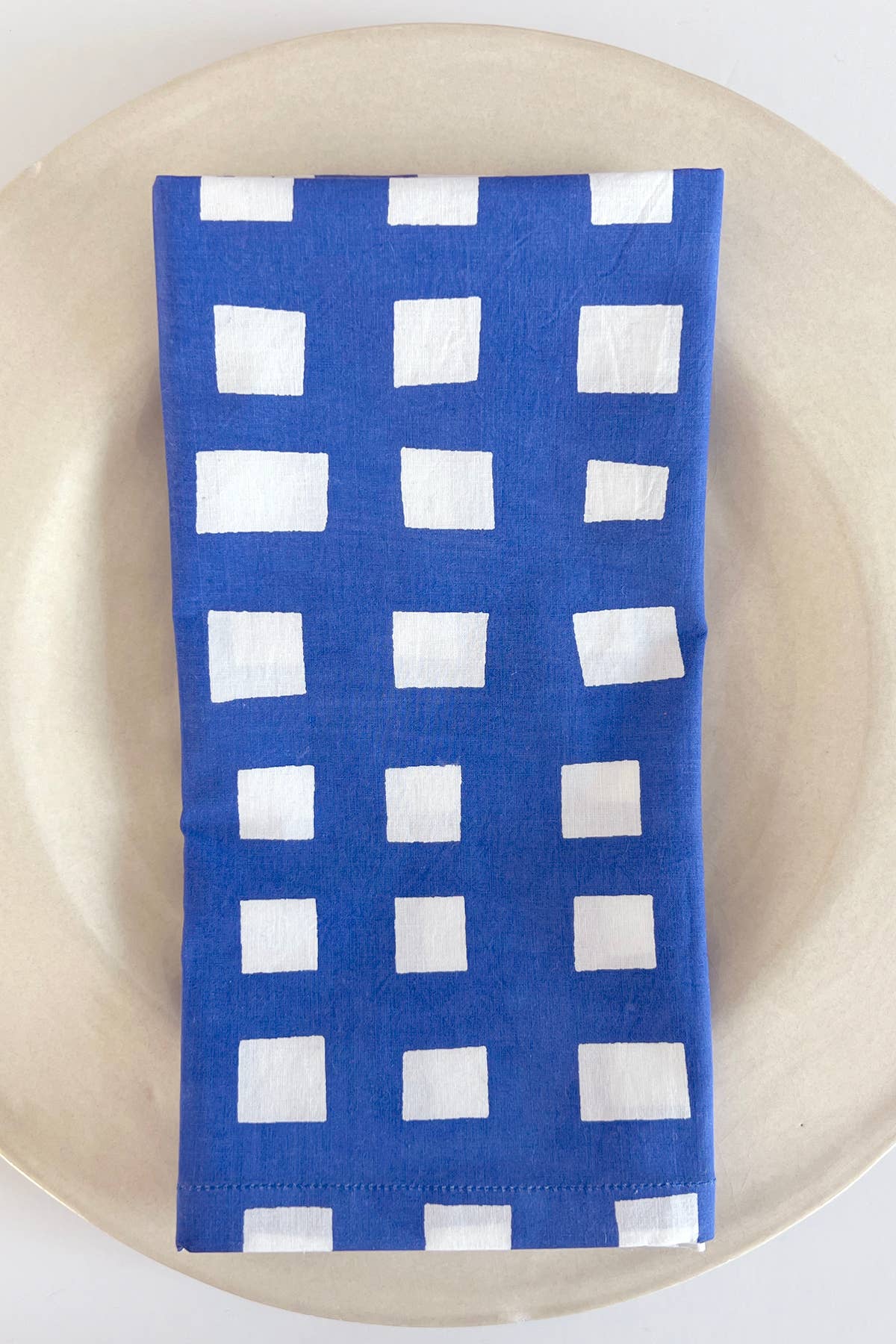 Napkins (Set of 4): Small Totem Brown/Citron
