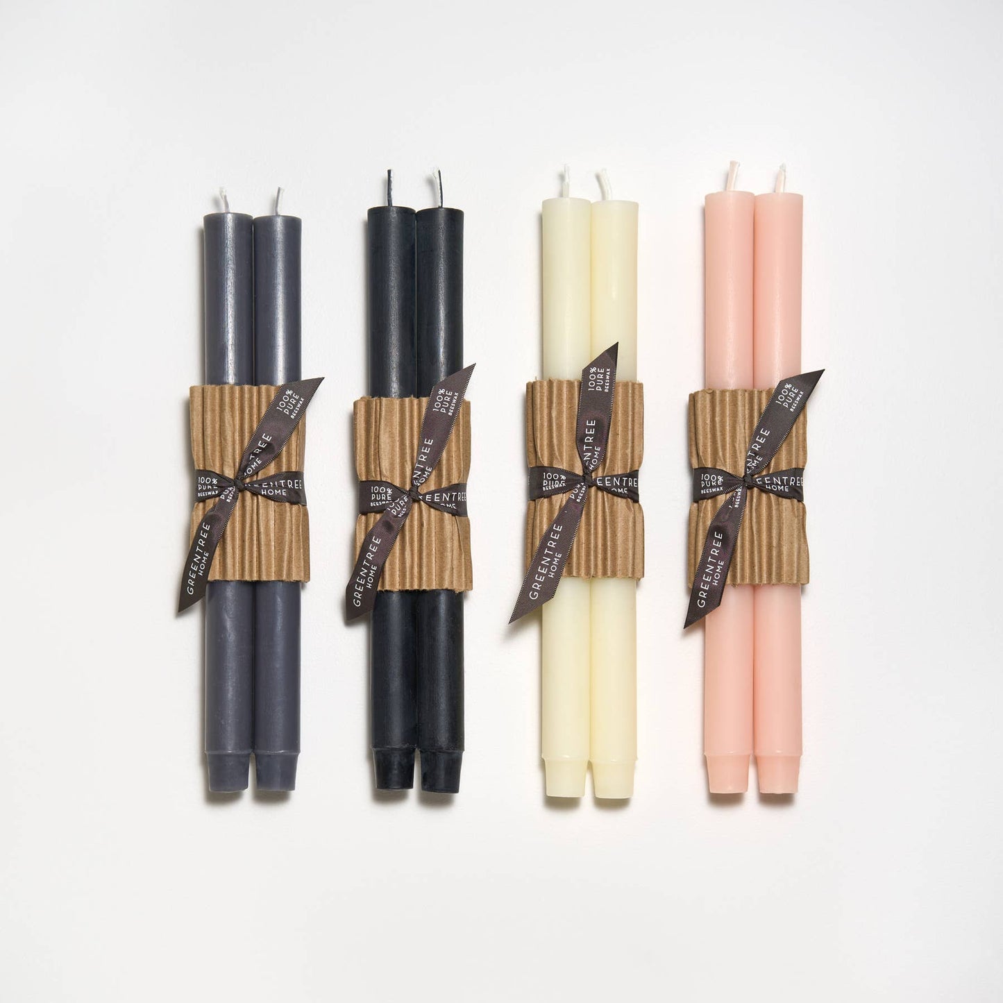 12" Church Taper Candles: Cream
