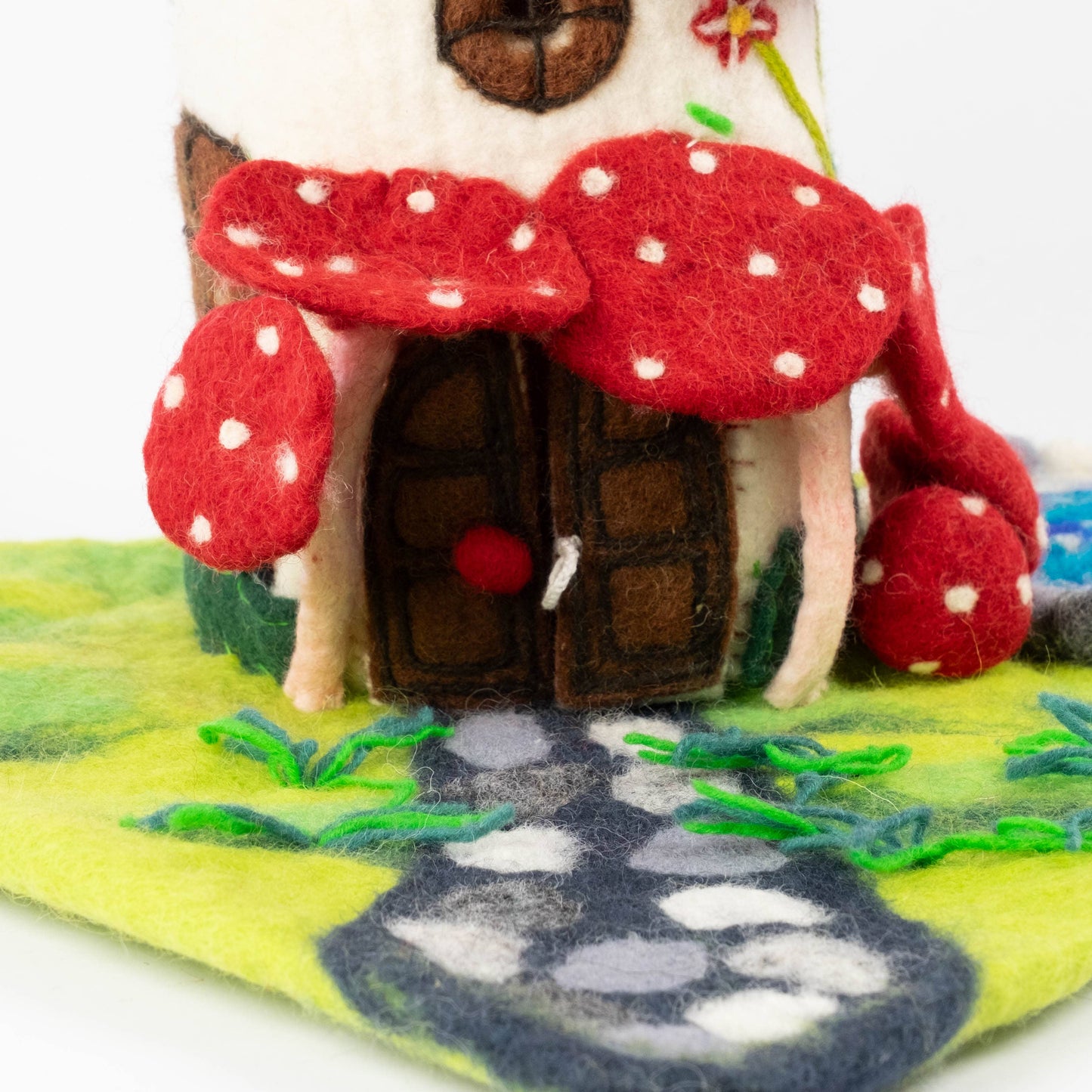 Finger Puppets - Felt Magic Mushroom House