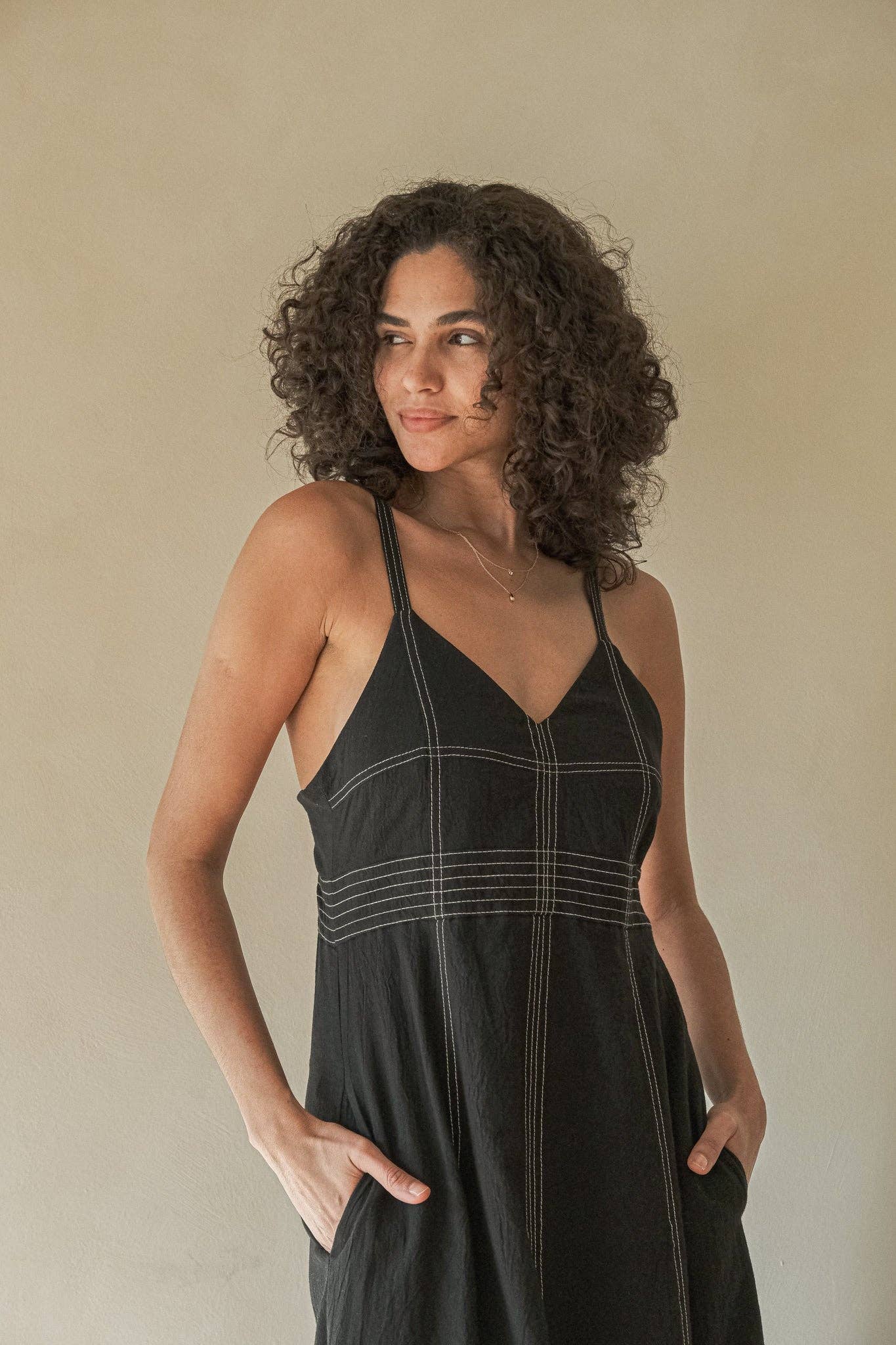Eva Maxi Dress - Black: Black / Medium/Large