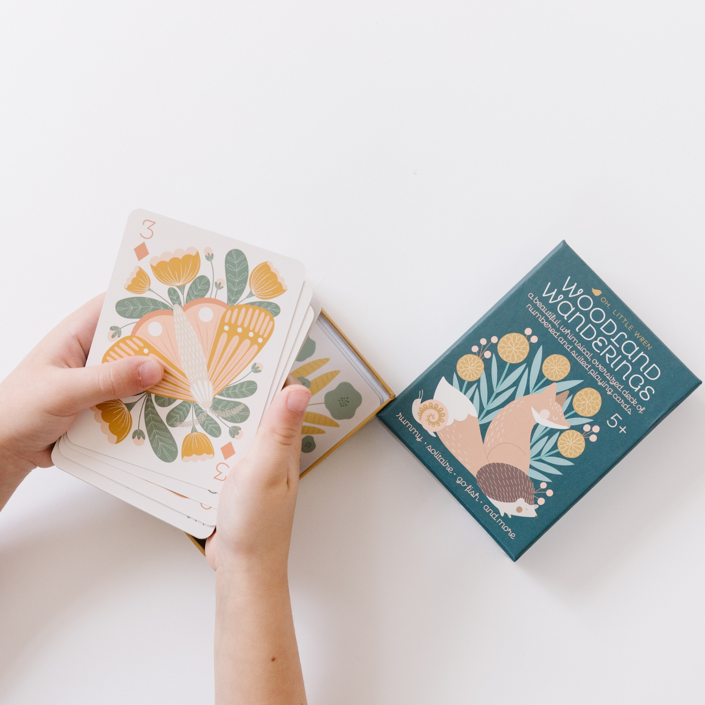 Woodland Animals Playing Cards Deck | Kids Stocking Stuffer