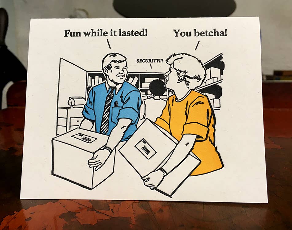 Fun While It Lasted Greeting Card