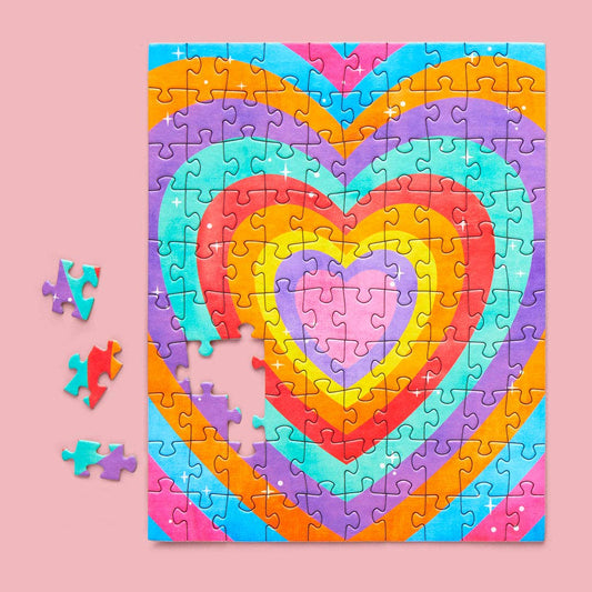 Velvet Heart 100 Piece Puzzle Snax