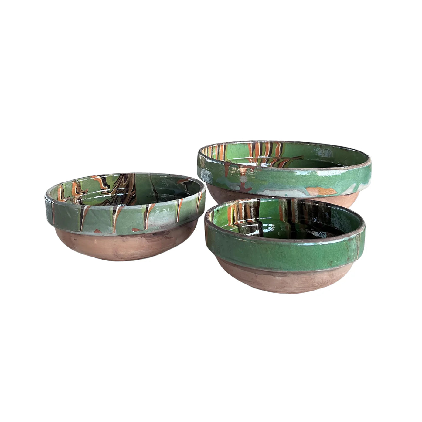 Cottage Crafted Bowl Large, Green