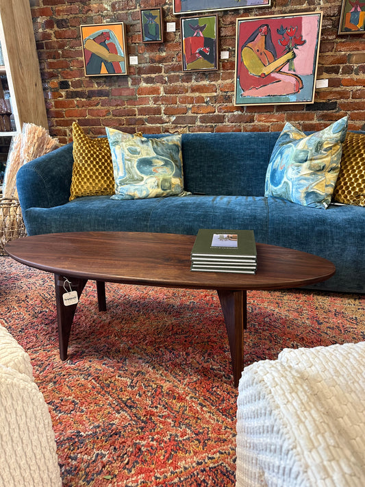 Nova Sofa in Skyscraper Sapphire 94x38.5x31.5
