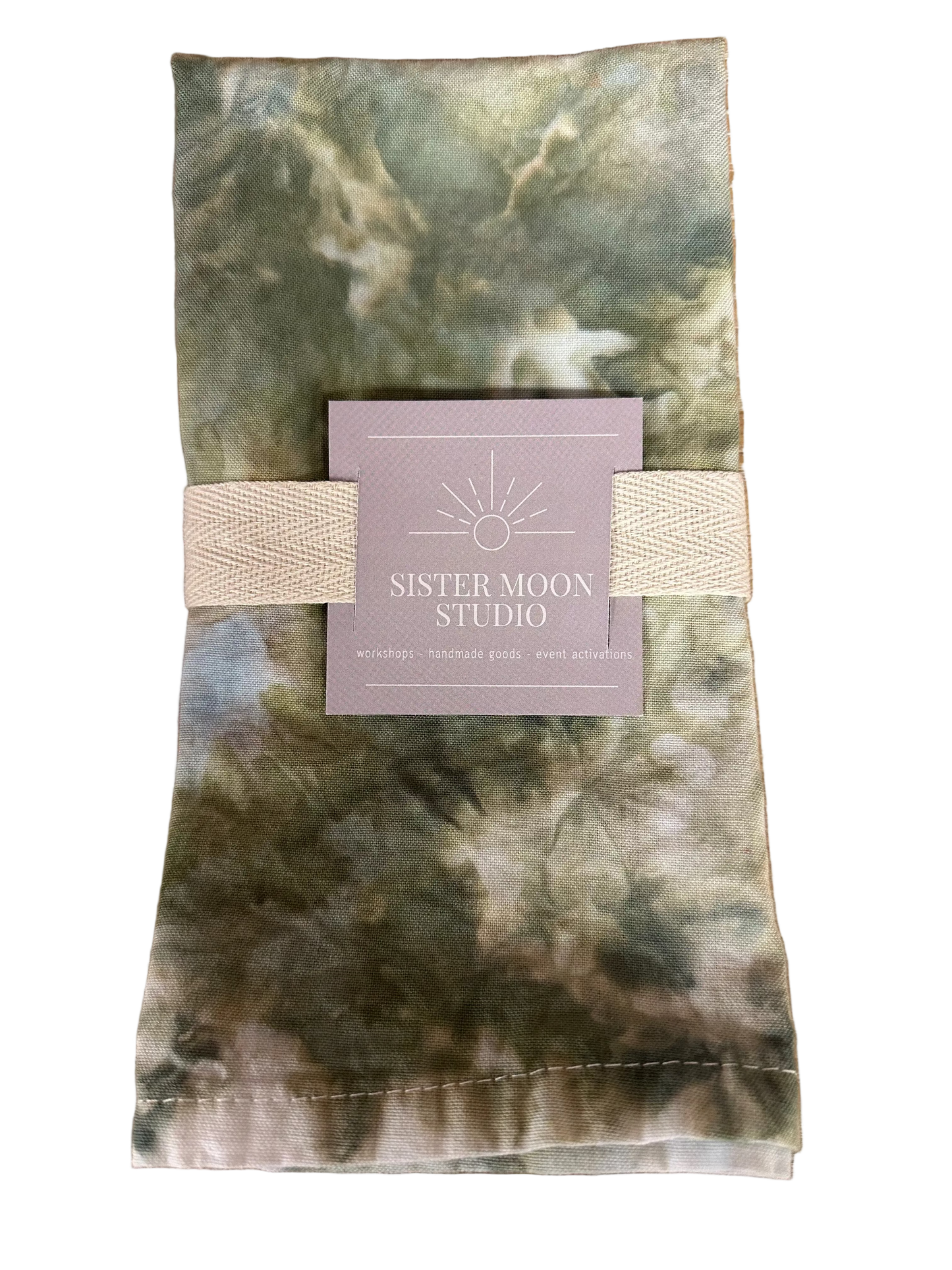 Sister Moon Napkins Olive Drab - Set of 4