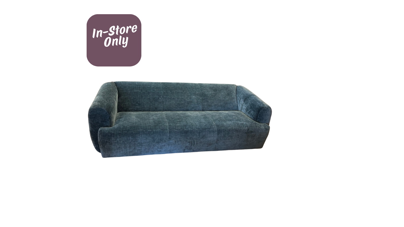 Nova Sofa in Skyscraper Sapphire 94x38.5x31.5