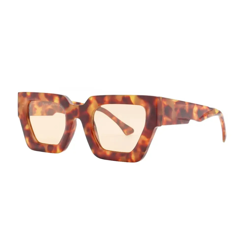 Lumi Light Tortoise Sunglasses Light Brown Lens