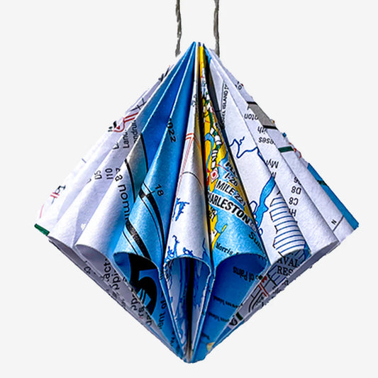 SC Travel Maps Ornament