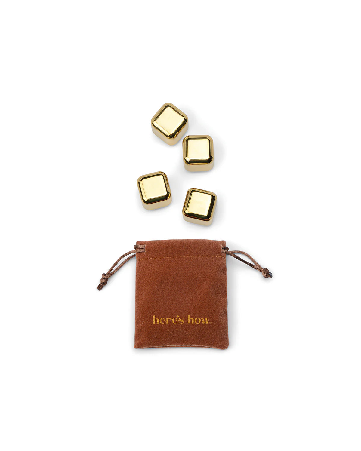 Gold Cocktail Chillers - set of 4
