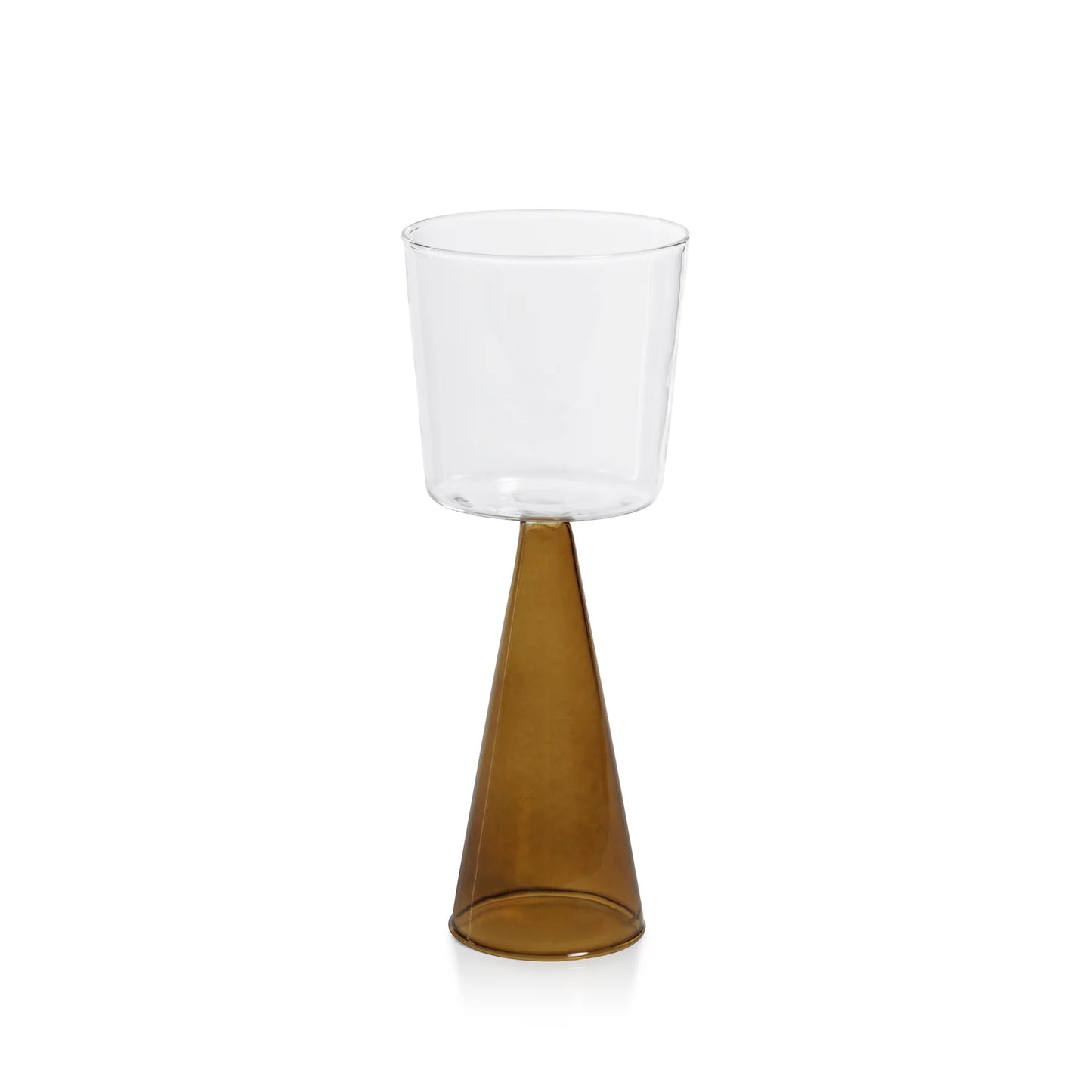 Veneto Wine Glass Amber - Set of 2