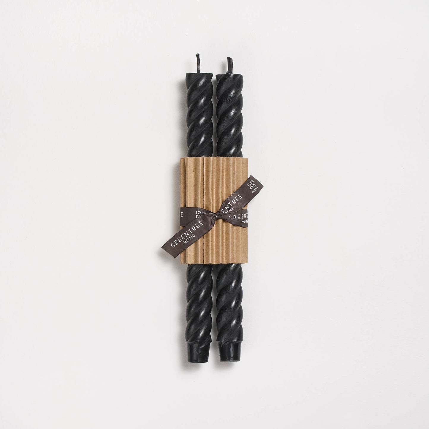 10" Rope Taper Candles: Terra-cotta