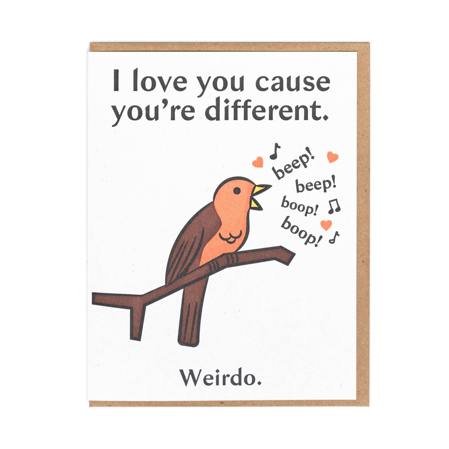 Different Bird Greeting Card