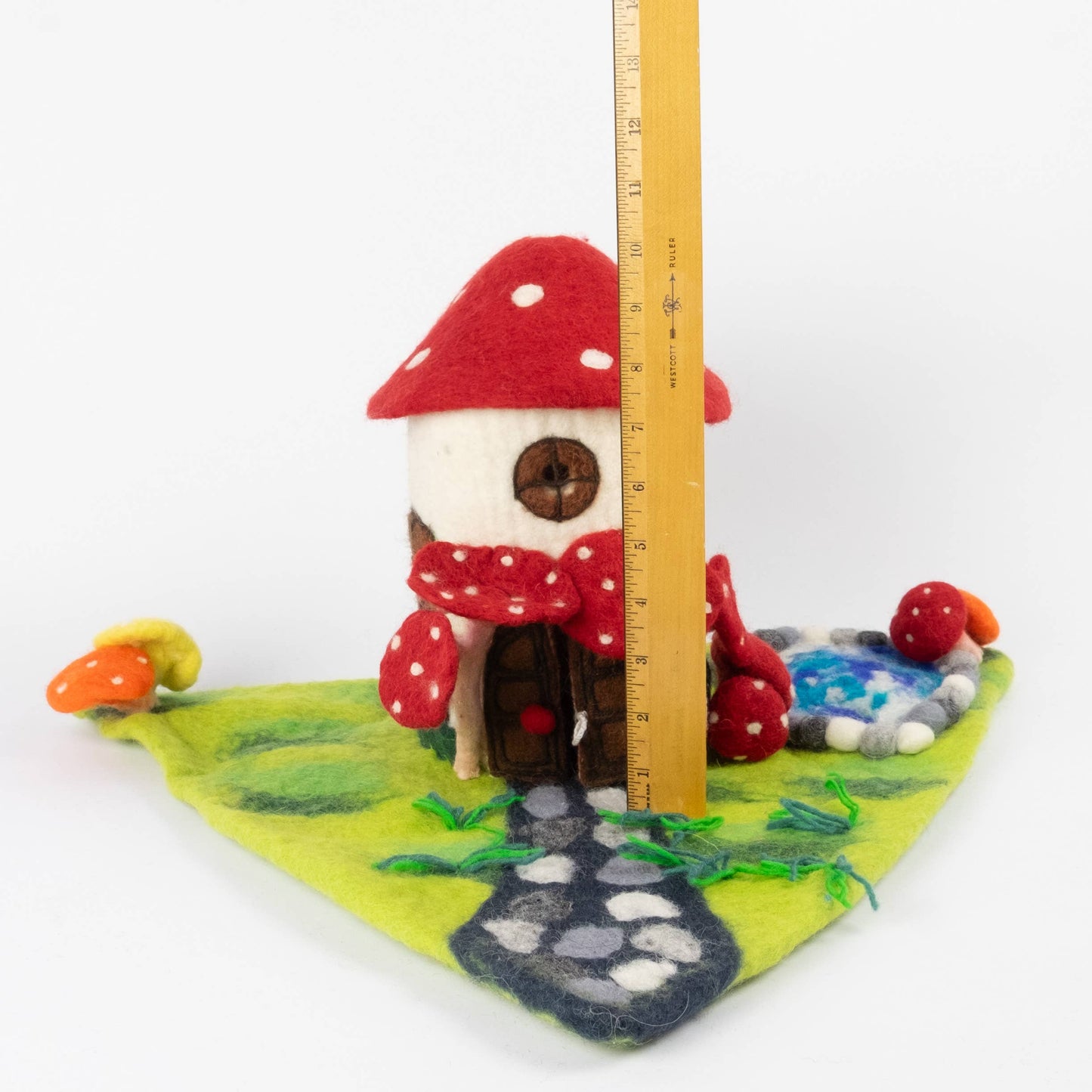 Finger Puppets - Felt Magic Mushroom House