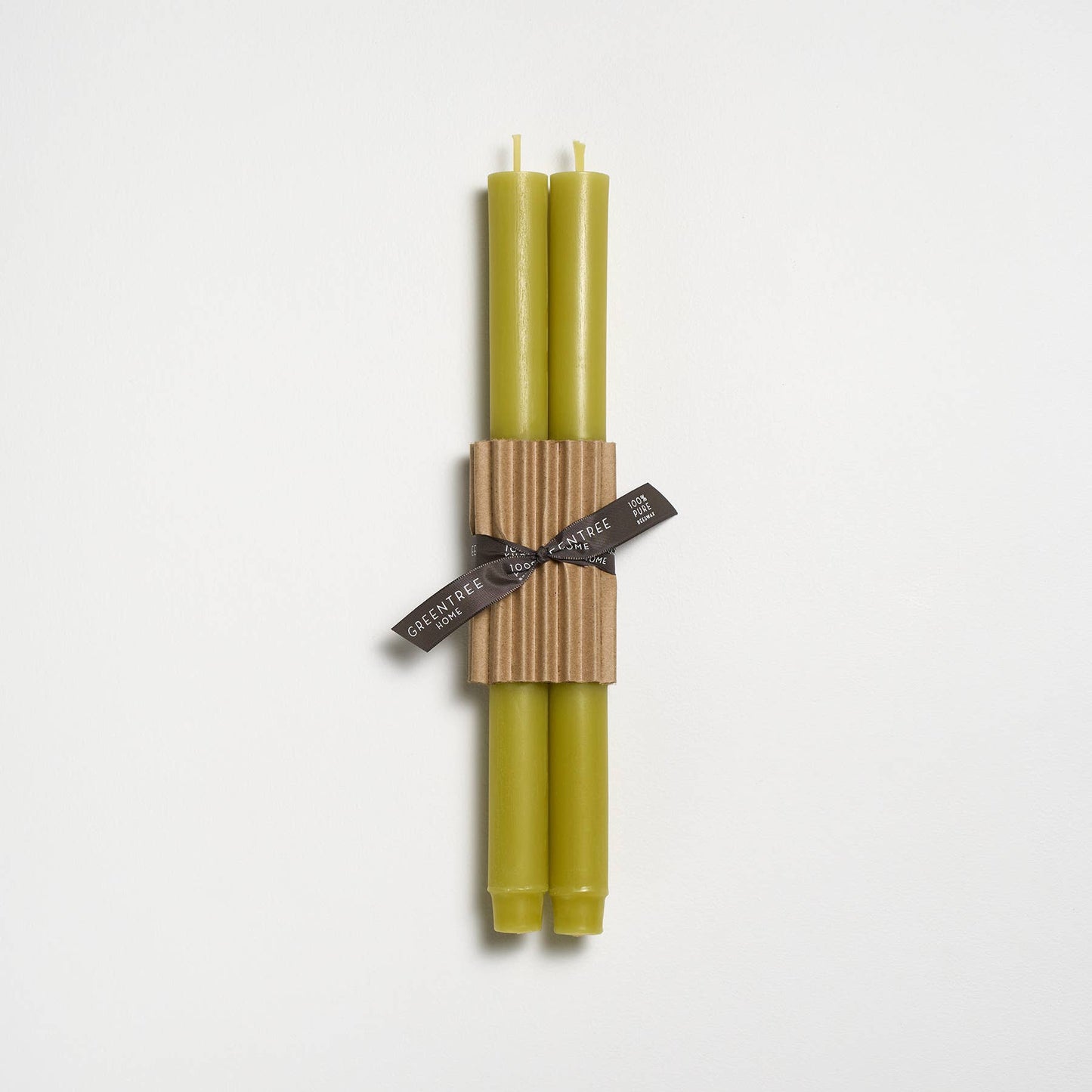 12" Church Taper Candles: Goldenrod