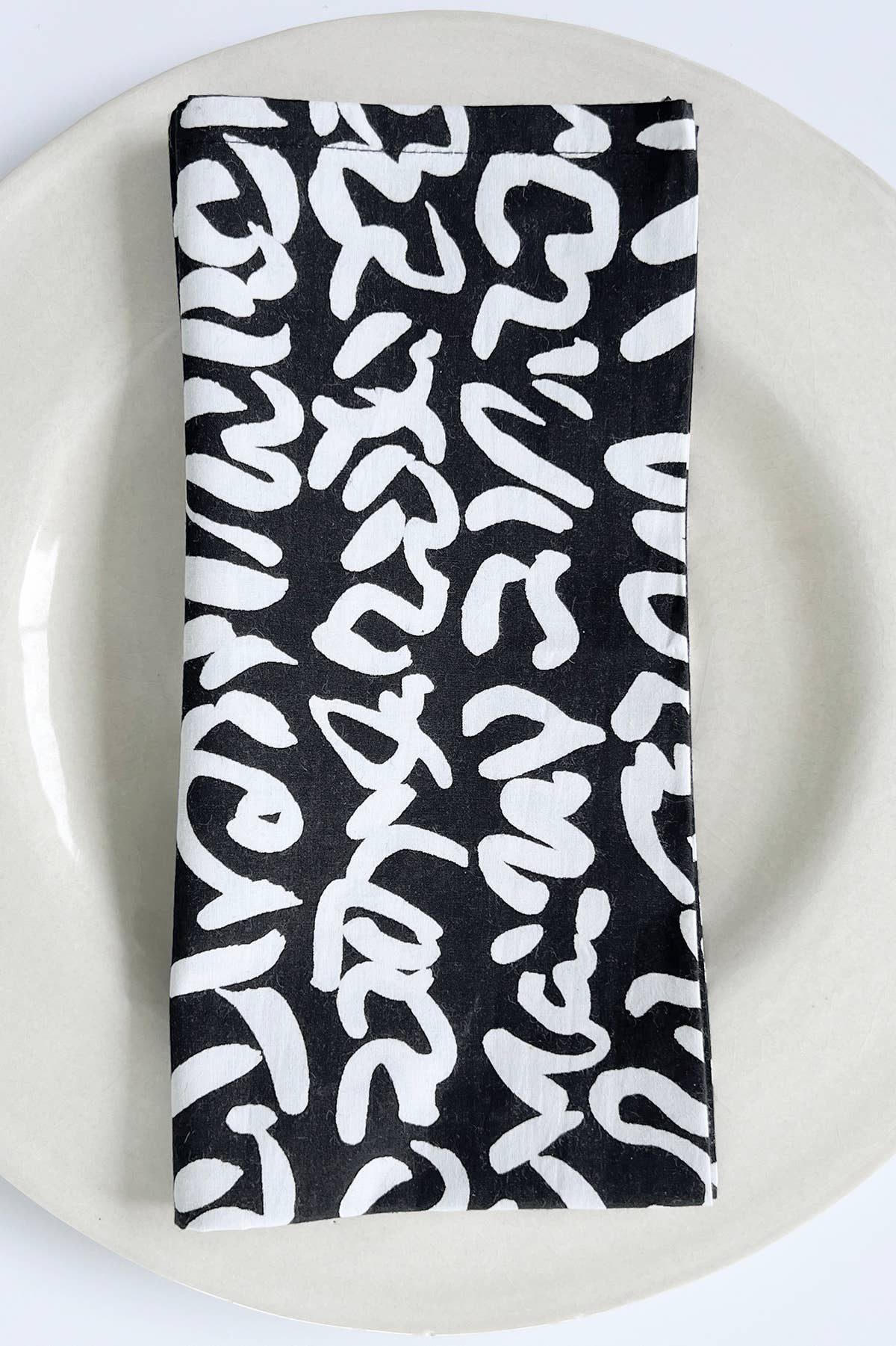 Napkins (Set of 4): Sonnet Black/Khaki