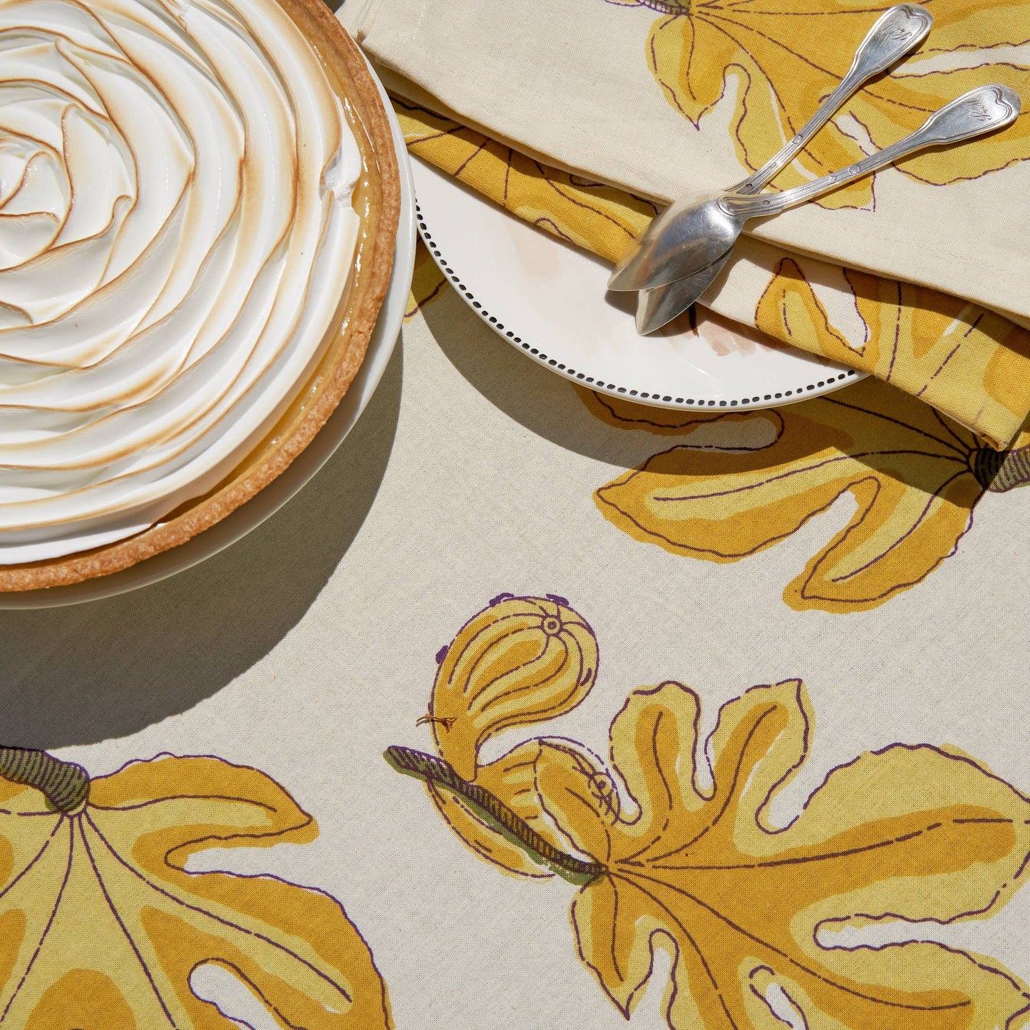 Fig Citrine Tablecloth: 71" x 142"