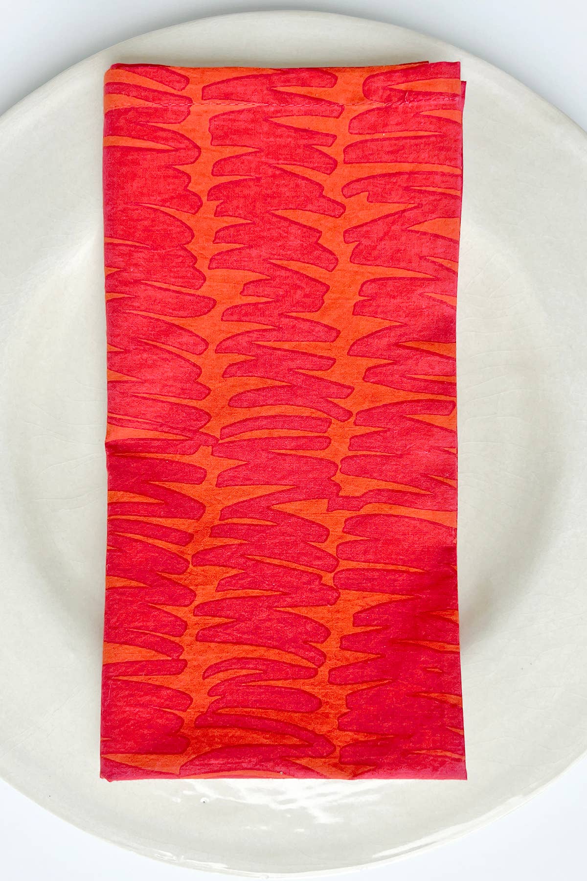 Napkins (Set of 4): Small Totem Brown/Citron