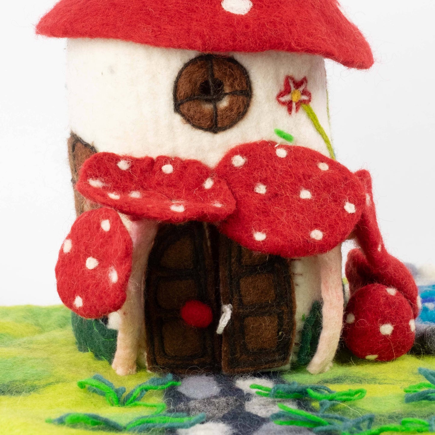 Finger Puppets - Felt Magic Mushroom House