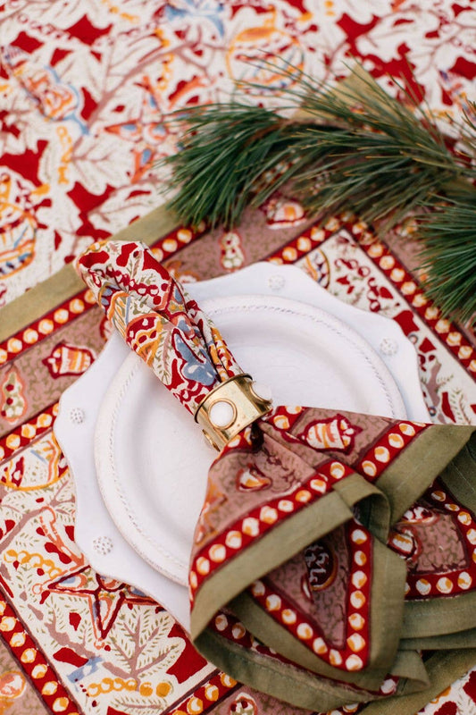 Noel Red/Green Napkins - Set of 6