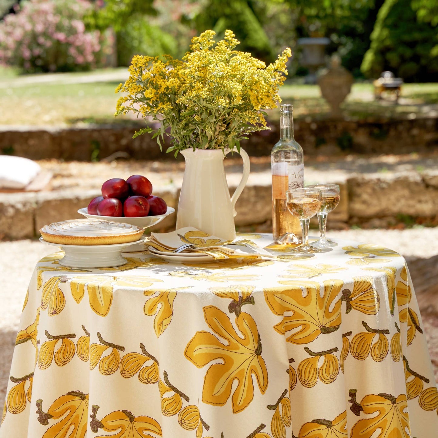 Fig Citrine Tablecloth: 71" x 142"