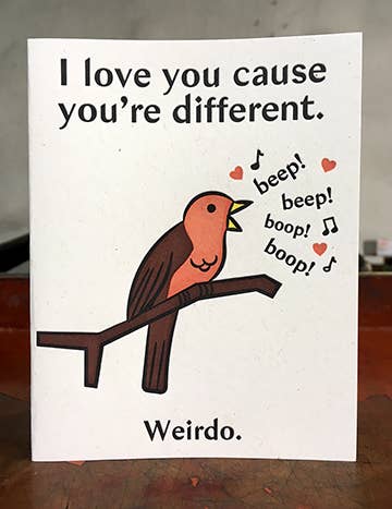 Different Bird Greeting Card