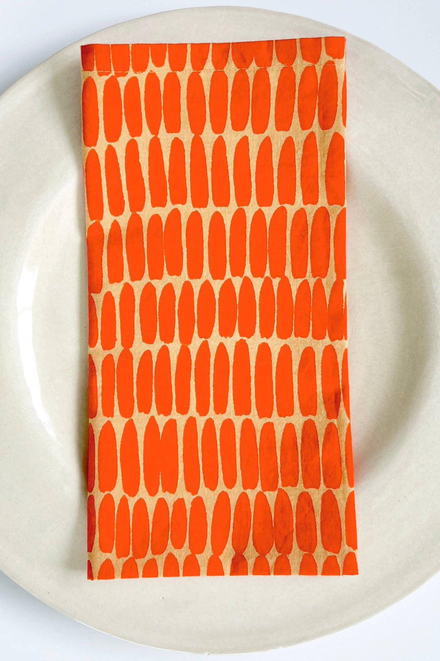 Napkins (Set of 4): Small Totem Brown/Citron