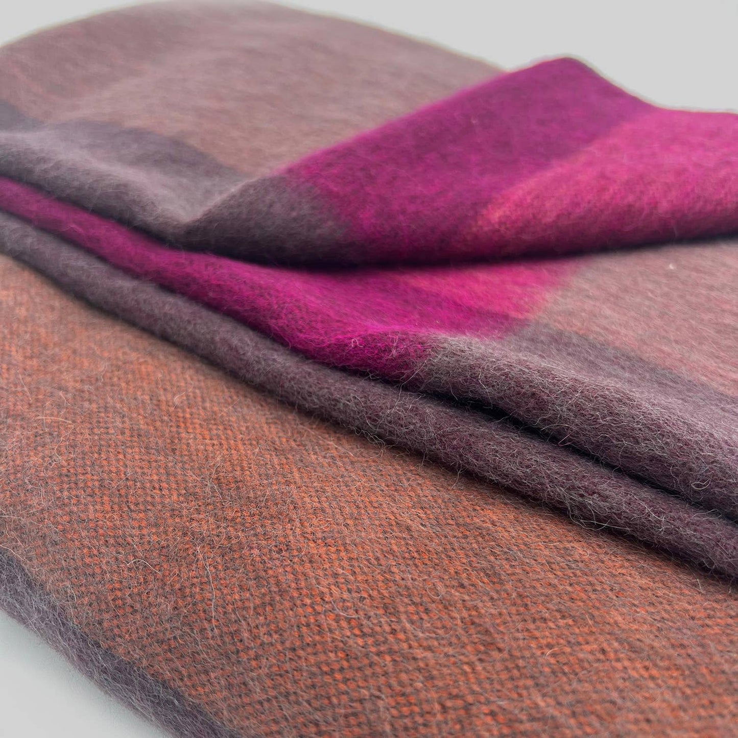 Alpaca Throw Blanket - Sunset: Throw     (45x70)