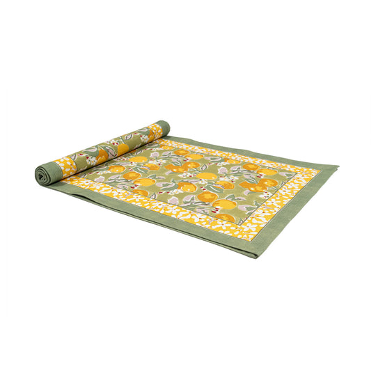 Citron Vert & Yellow Runner : 16" x 90"