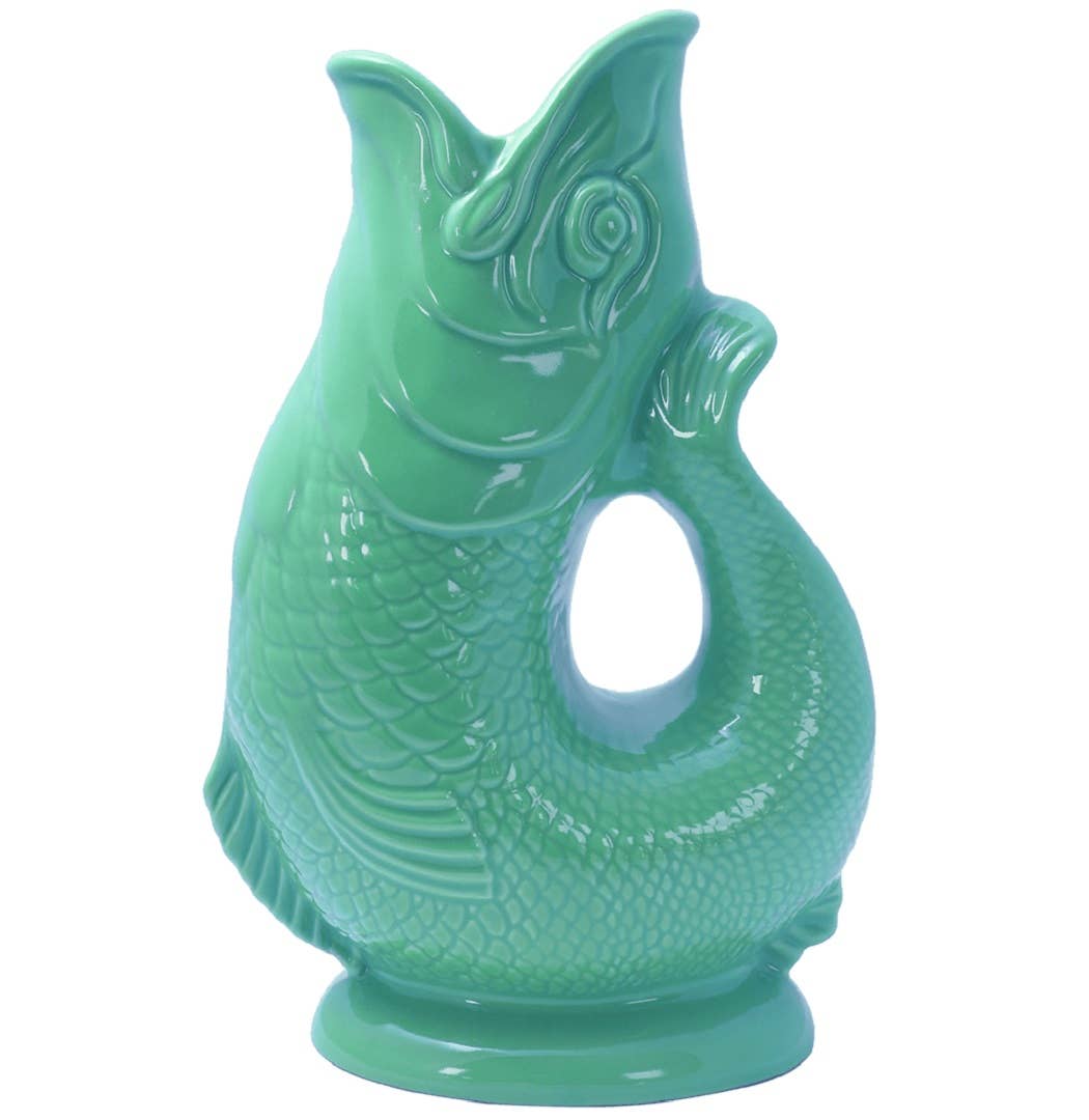 Sea Green Gluggle Jug: Large